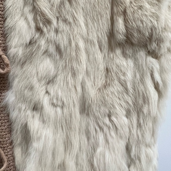 Vintage BCBGirls Rabbit Fur Vest - Picture 3 of 5